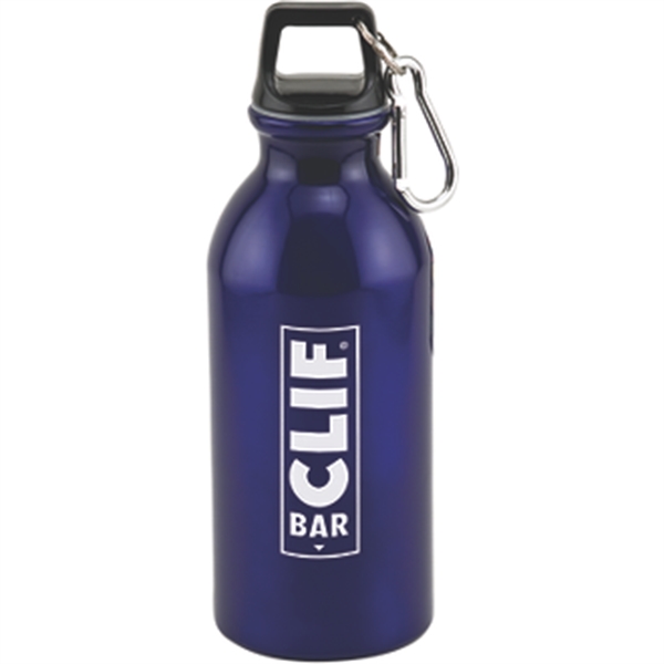 20-ounce bottle with a lid, handle, and carabiner clip.... from ASI 57653 Gold Bond