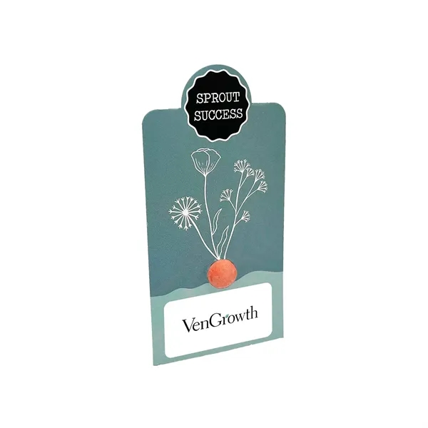 A compact & impactful giveaway single seed ball card.... from ASI 98360 WOWLine