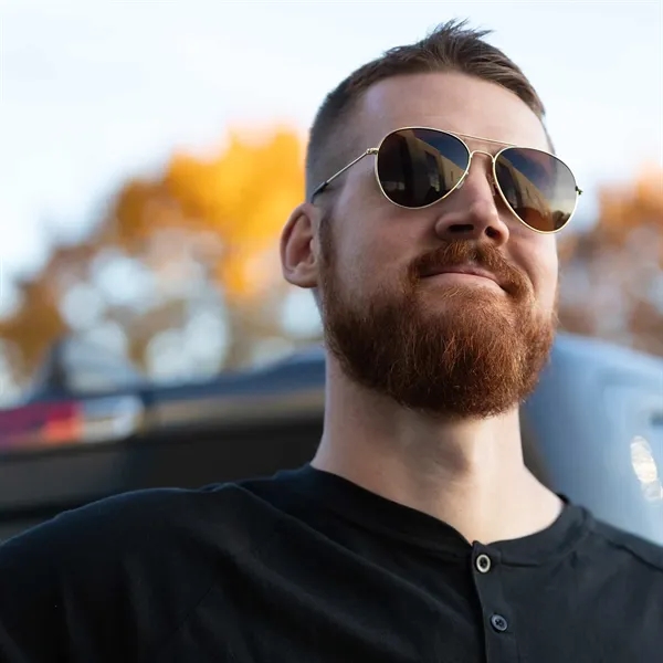 Stunkel Recycled Aviator Sunglasses... from ASI 66887 PCNA / Bullet