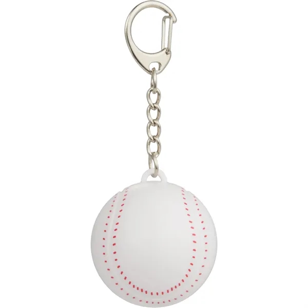 Recycled Baseball SPF15 Lip Balm Keychain... from ASI 66887 PCNA / Bullet