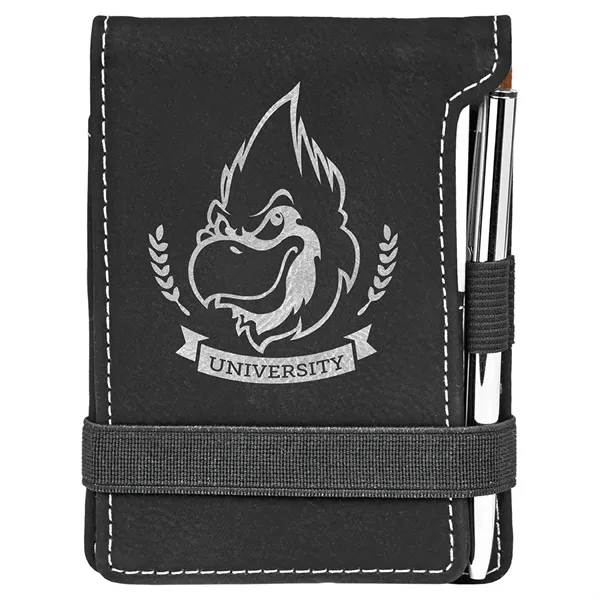 3 1/4" x 4 3/4" 50-page lined mini notepad with black... from ASI 74601 Calico