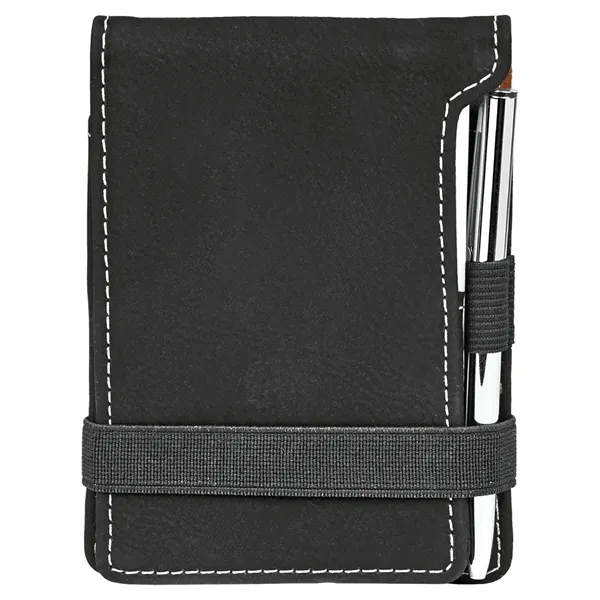 3 1/4" x 4 3/4" 50-page lined mini notepad with black... from ASI 74601 Calico