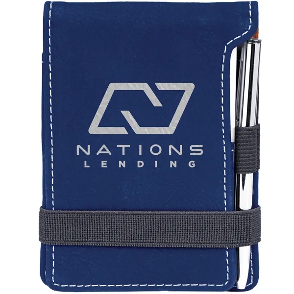 3 1/4" x 4 3/4" 50-page lined mini notepad with blue... from ASI 74601 Calico