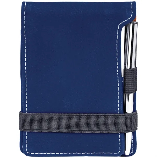 3 1/4" x 4 3/4" 50-page lined mini notepad with blue... from ASI 74601 Calico