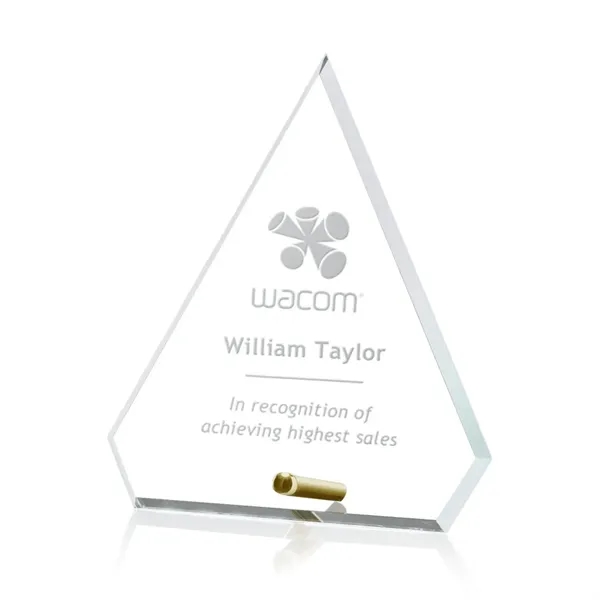 Starfire diamond award with chrome or gold pin... from ASI 84592 St Regis Group / St Regis