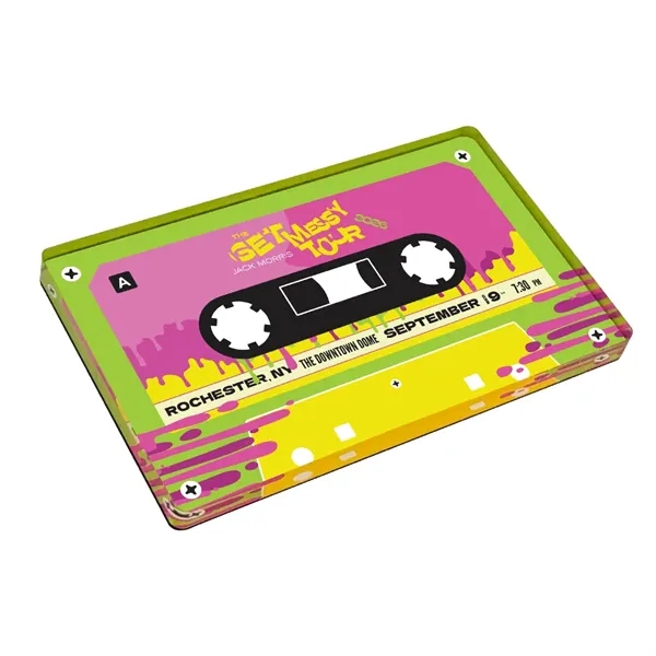Replica Cassette Tape Acrylic Magnet... from ASI 72521 Morris Magnets / Laser Cuts