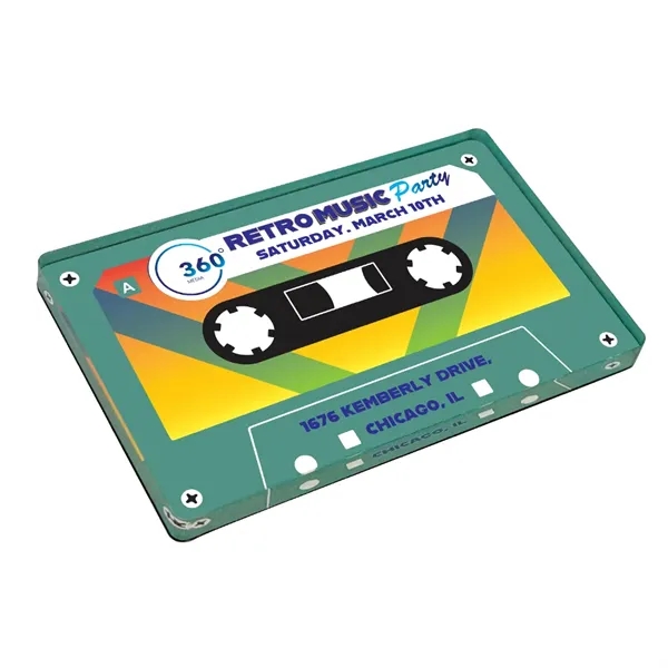 Replica Cassette Tape Acrylic Magnet... from ASI 72521 Morris Magnets / Laser Cuts