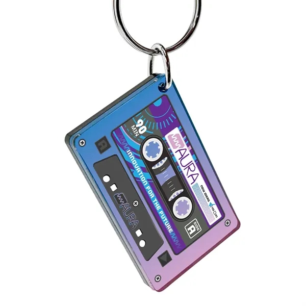 Replica Cassette Tape Acrylic Key Tag... from ASI 72521 Morris Magnets / Laser Cuts