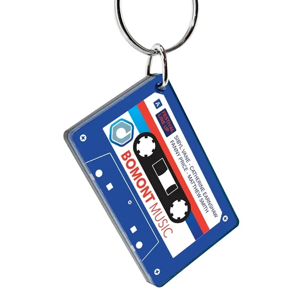 Replica Cassette Tape Acrylic Key Tag... from ASI 72521 Morris Magnets / Laser Cuts