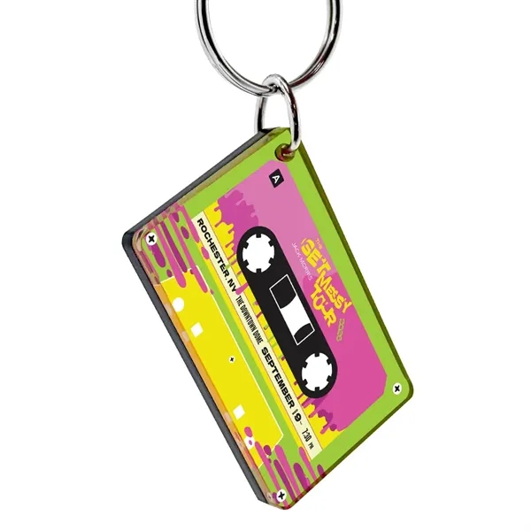 Replica Cassette Tape Acrylic Key Tag... from ASI 72521 Morris Magnets / Laser Cuts