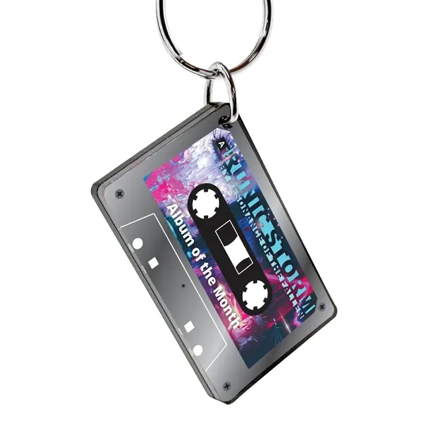 Replica Cassette Tape Acrylic Key Tag... from ASI 72521 Morris Magnets / Laser Cuts