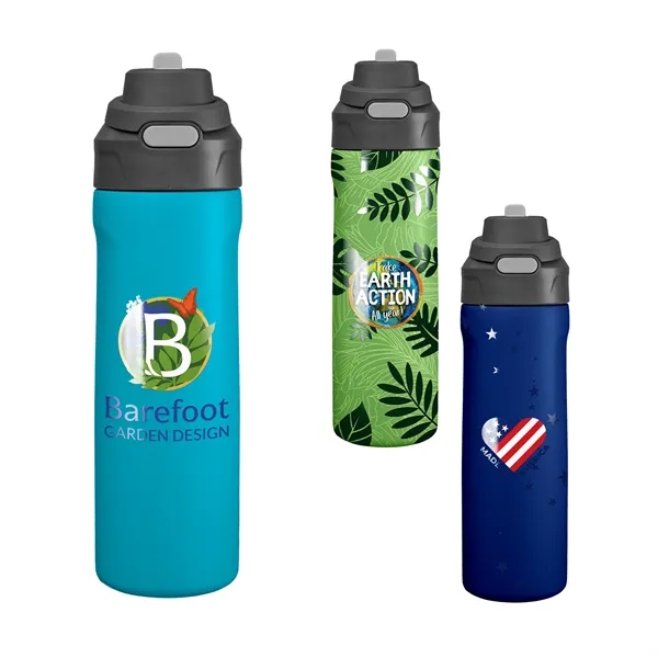 Pop Up 24 Oz. Recycled Stainless Steel Bottle... from ASI 30208 A P Specialties / AP Specialties