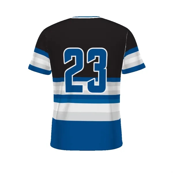 This Sublimated Turbo Baseball Crew Neck Jersey is made from 100%... from ASI 37461 Augusta Sportswear