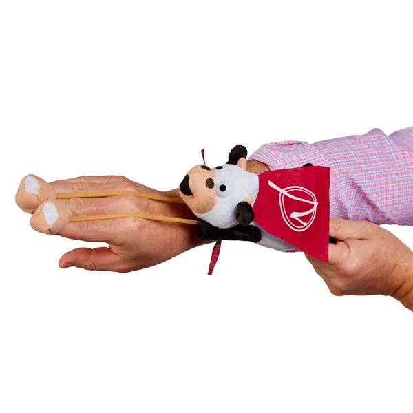 10" flying noise-making cow toy with sling shot action and cape.... from ASI 63549 Jornik Manufacturing Corp / Jornik