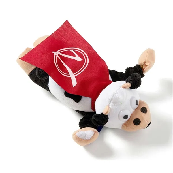 10" flying noise-making cow toy with sling shot action and cape.... from ASI 63549 Jornik Manufacturing Corp / Jornik