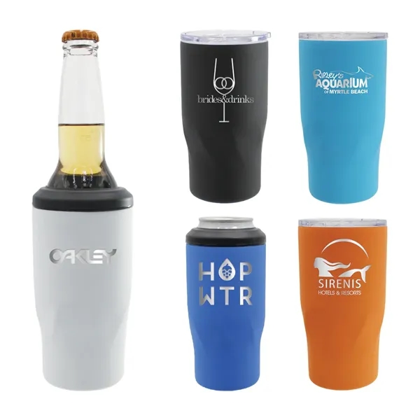 Halcyon® 4 In 1 Can Cooler, Laser Premium... from ASI 30270 Aakron Line