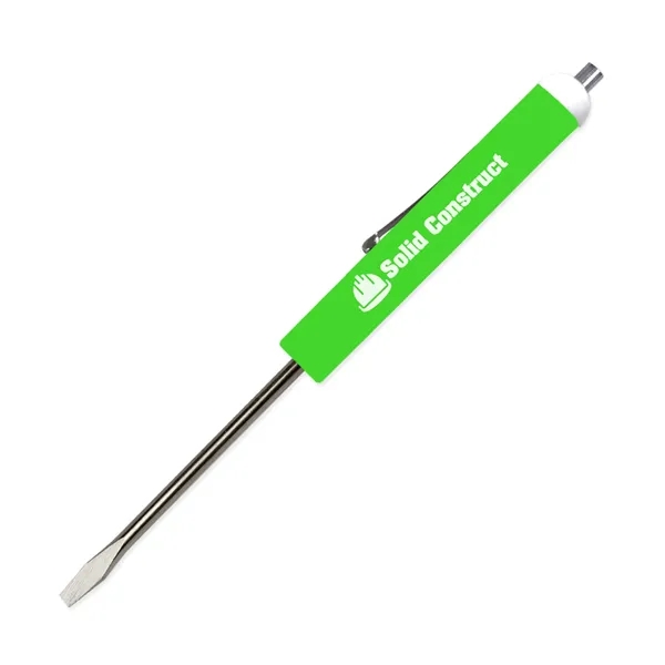 0.50"H x 5.69"W standard flat blade screwdriver with a magnet top... from ASI 54040 Fey Promo / Mi Line by Fey