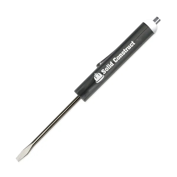 0.50"H x 5.69"W standard flat blade screwdriver with a magnet top... from ASI 54040 Fey Promo / Mi Line by Fey
