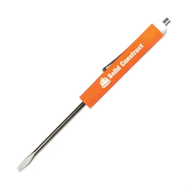 0.50"H x 5.69"W standard flat blade screwdriver with a magnet top... from ASI 54040 Fey Promo / Mi Line by Fey