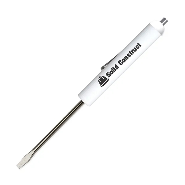 0.50"H x 5.69"W standard flat blade screwdriver with a magnet top... from ASI 54040 Fey Promo / Mi Line by Fey