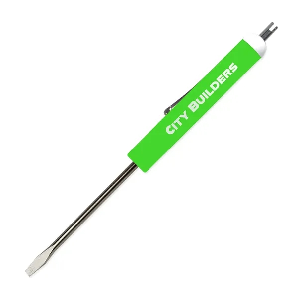 0.50"H x 5.88"W standard flat blade screwdriver with a valve stem... from ASI 54040 Fey Promo / Mi Line by Fey