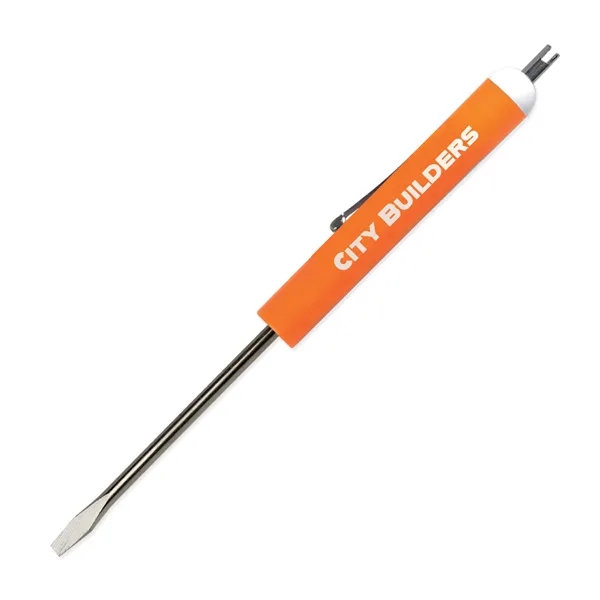 0.50"H x 5.88"W standard flat blade screwdriver with a valve stem... from ASI 54040 Fey Promo / Mi Line by Fey