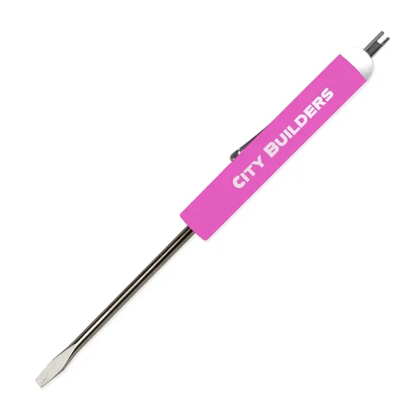 0.50"H x 5.88"W standard flat blade screwdriver with a valve stem... from ASI 54040 Fey Promo / Mi Line by Fey