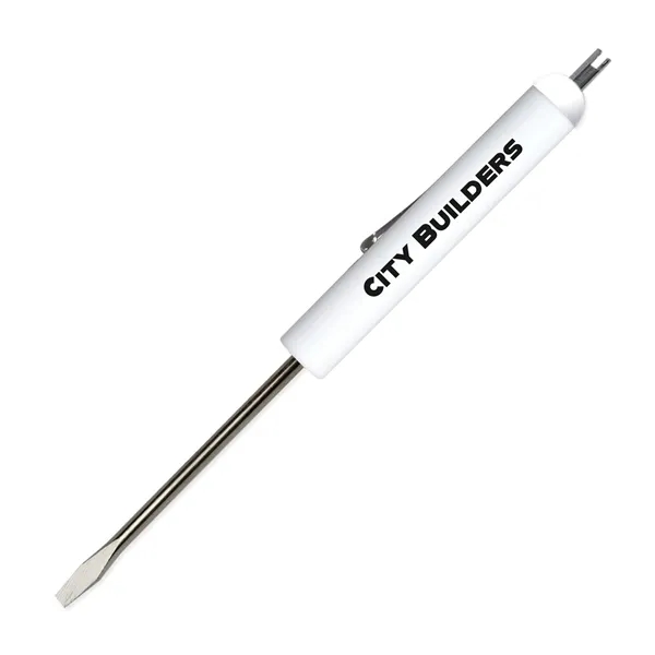 0.50"H x 5.88"W standard flat blade screwdriver with a valve stem... from ASI 54040 Fey Promo / Mi Line by Fey
