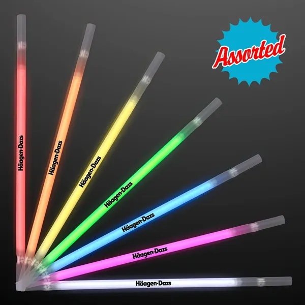 Glow Party Straws for Light Drinks Will Illuminate The Cafe... from ASI 34194 ALightPromos / Alight Promotional Products