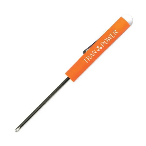 0.50"H x 5.50"W #0 Phillips head screwdriver with a button top... from ASI 54040 Fey Promo / Mi Line by Fey