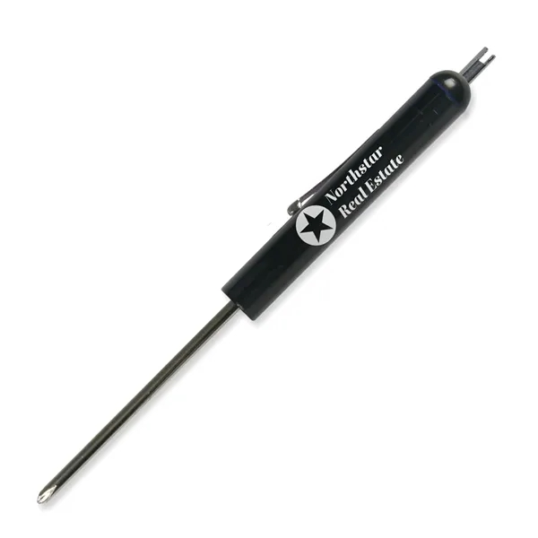 0.50"H x 5.88"W Phillips head screwdriver with a valve stem top... from ASI 54040 Fey Promo / Mi Line by Fey