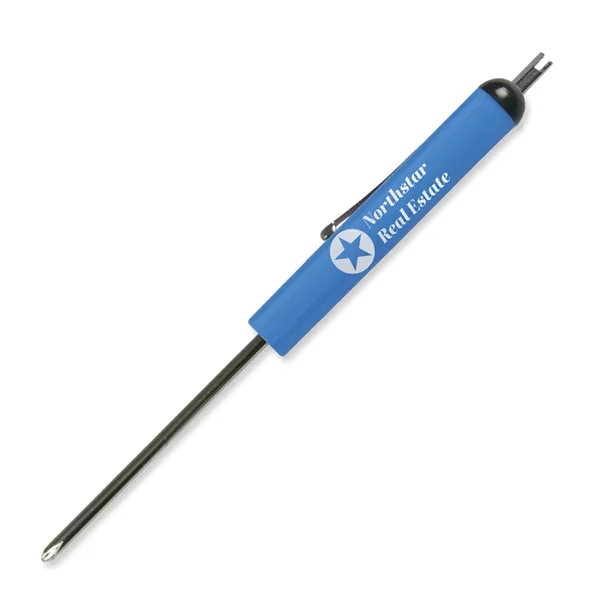 0.50"H x 5.88"W Phillips head screwdriver with a valve stem top... from ASI 54040 Fey Promo / Mi Line by Fey