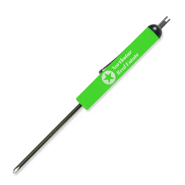 0.50"H x 5.88"W Phillips head screwdriver with a valve stem top... from ASI 54040 Fey Promo / Mi Line by Fey