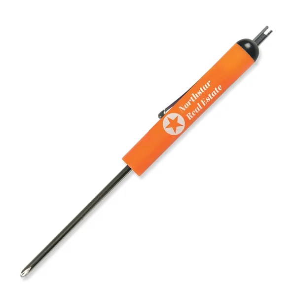 0.50"H x 5.88"W Phillips head screwdriver with a valve stem top... from ASI 54040 Fey Promo / Mi Line by Fey