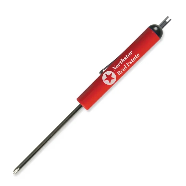 0.50"H x 5.88"W Phillips head screwdriver with a valve stem top... from ASI 54040 Fey Promo / Mi Line by Fey