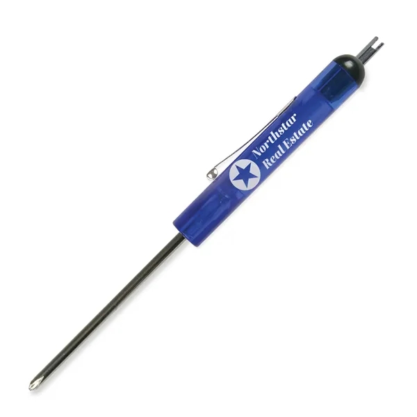 0.50"H x 5.88"W Phillips head screwdriver with a valve stem top... from ASI 54040 Fey Promo / Mi Line by Fey