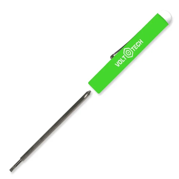 0.50"H x 5.13"W reversible flat blade screwdriver with 2.5mm tech head... from ASI 54040 Fey Promo / Mi Line by Fey