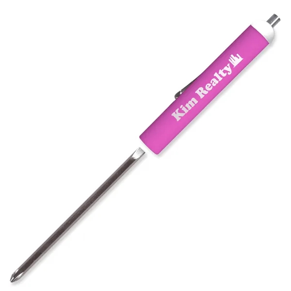 0.50"H x 5.13"W screwdriver with magnetic top that can reverse to... from ASI 54040 Fey Promo / Mi Line by Fey