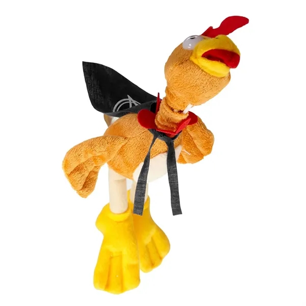 12" flying noise-making rooster toy with sling shot action and cape.... from ASI 63549 Jornik Manufacturing Corp / Jornik
