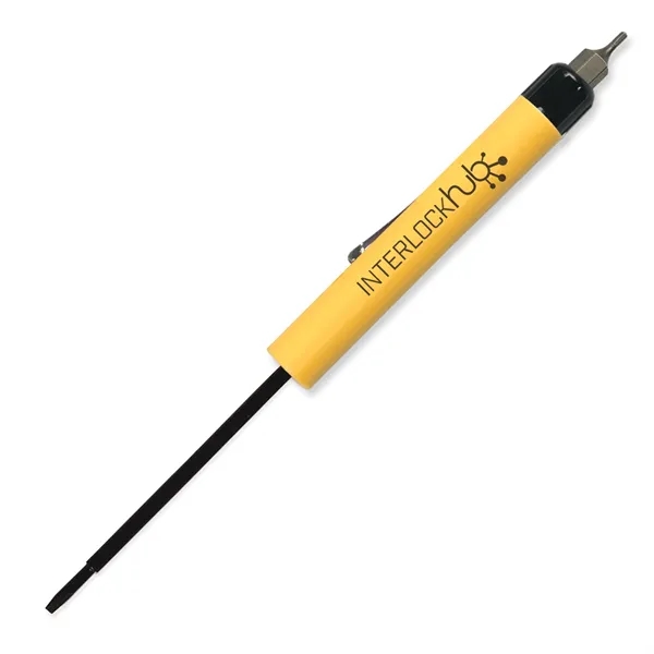 0.50"H x 6.31"W x 0.44"D 2.5mm tech flat blade screwdriver with... from ASI 54040 Fey Promo / Mi Line by Fey