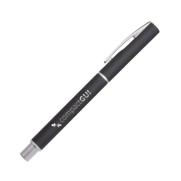 The Whetton Recycled Stainless Steel Rollerball Pen offers a refined writing... from ASI 84592 St Regis Group