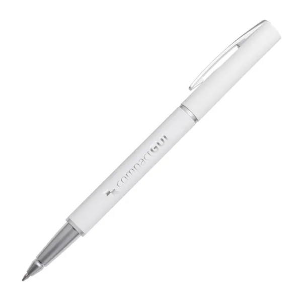 The Whetton Recycled Stainless Steel Rollerball Pen offers a refined writing... from ASI 84592 St Regis Group