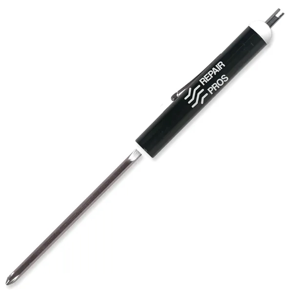 Reversible 1/8" Flat blade screwdriver with a valve stem top that... from ASI 54040 Fey Promo / Mi Line by Fey