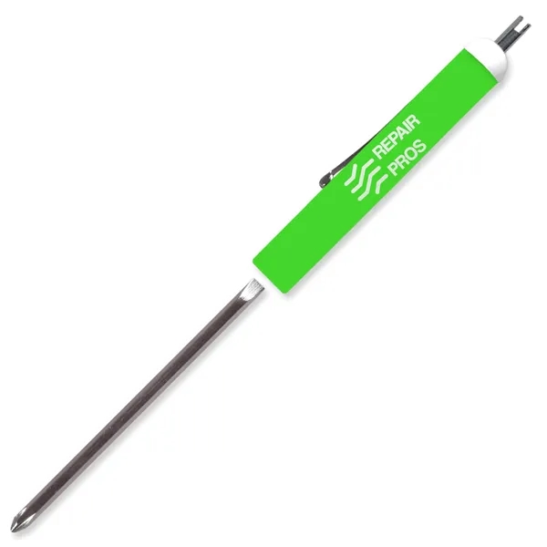 Reversible 1/8" Flat blade screwdriver with a valve stem top that... from ASI 54040 Fey Promo / Mi Line by Fey