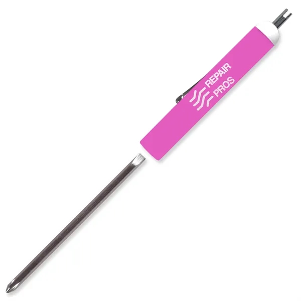 Reversible 1/8" Flat blade screwdriver with a valve stem top that... from ASI 54040 Fey Promo / Mi Line by Fey