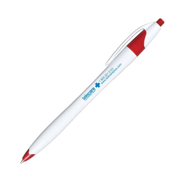 Click-action ballpoint pen with a one-color, one-location imprint.... from ASI 62660 Innovation Line