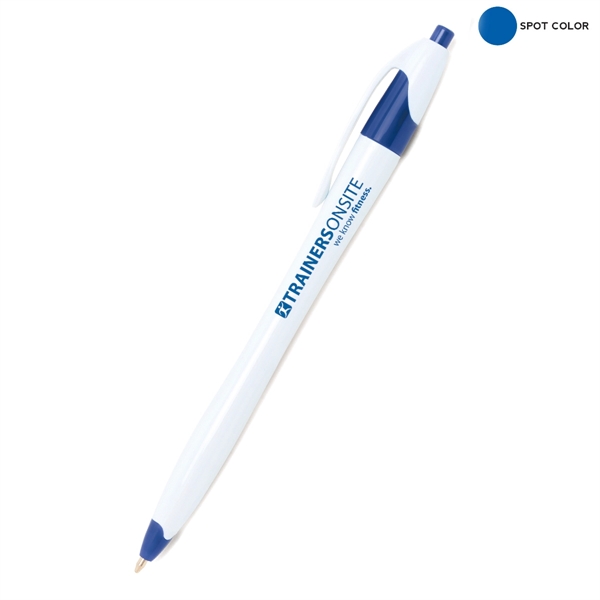 Click-action ballpoint pen with a one-color, one-location imprint.... from ASI 62660 Innovation Line