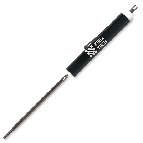 0.50"H x 5.69"W x 0.44"D 2.5mm tech Pocket screwdriver with valve... from ASI 54040 Fey Promo / Mi Line by Fey