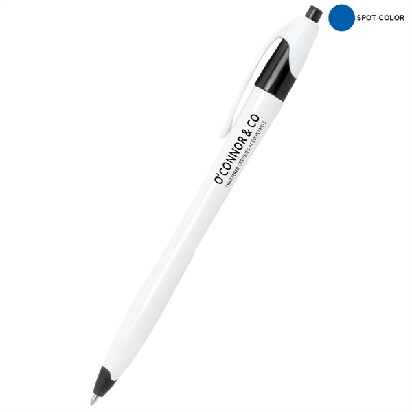 Click-action ballpoint pen with a one-color, one-location imprint.... from ASI 62660 Innovation Line