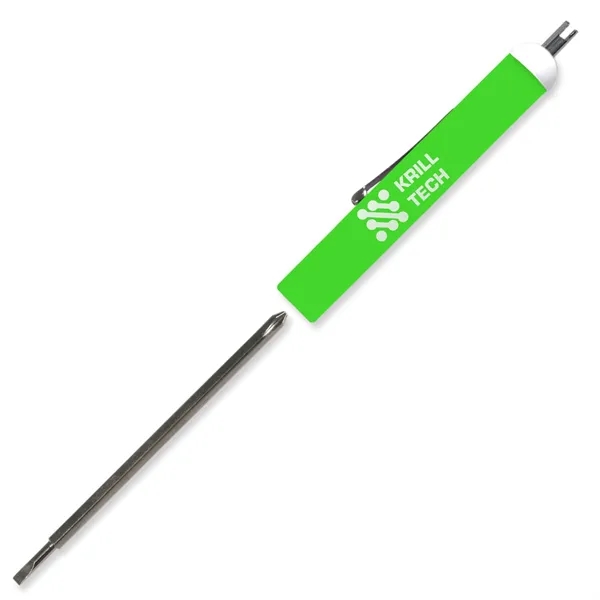 0.50"H x 5.69"W x 0.44"D 2.5mm tech Pocket screwdriver with valve... from ASI 54040 Fey Promo / Mi Line by Fey